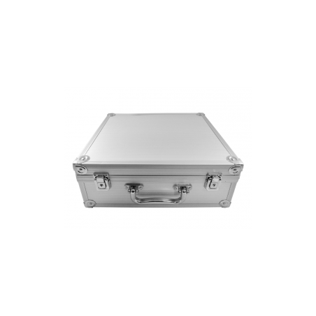 Silver briefcase