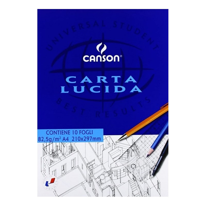 Carta Lucida Canson A4 - 10 fogli