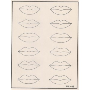 Synthetic Rubber Leather - Lips