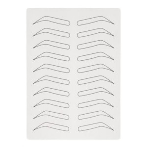 Rubber Synthetic Leather - Eyebrows