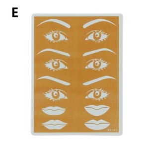 Synthetic Rubber Skin - Eyes, Eyebrows, Lips