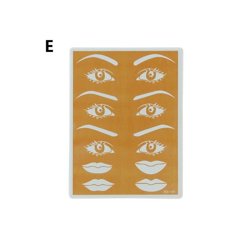 Synthetic Rubber Skin - Eyes, Eyebrows, Lips