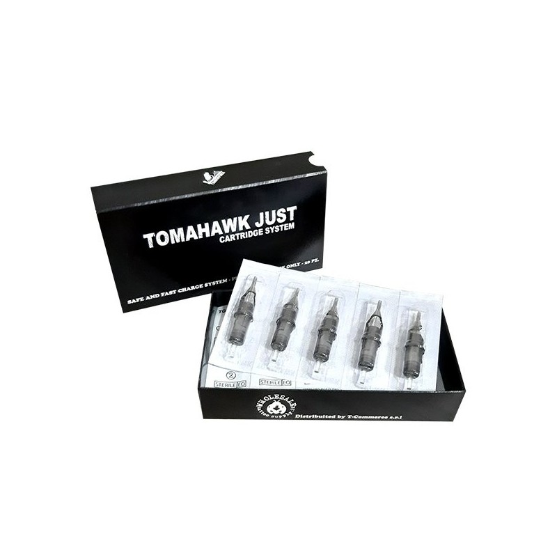 Cartucce Tomahawk JUST Bugpin Curved Magnum Long Taper 0,30 mm