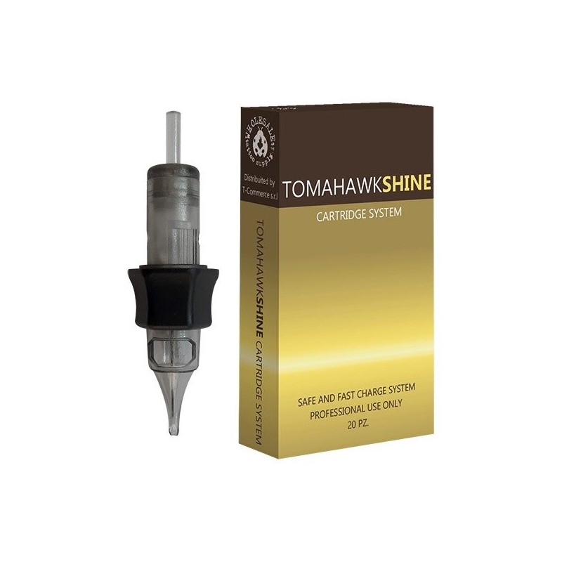 Cartucce Tomahawk SHINE Curved Magnum Long Taper 0,35 mm
