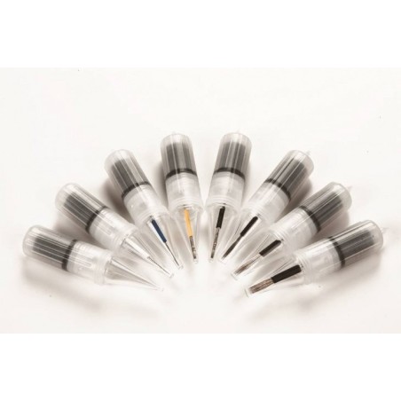 Cartuccia Tpc con ago a 3 punte flat (punte in fila) 1pz