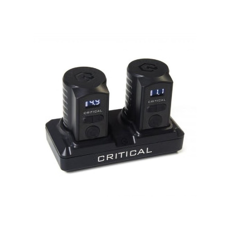 Critical Battery Set - Dock + 2 batterie 3.5mm Femmina