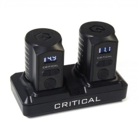 Critical Battery Set - Dock + 2 batterie 3.5mm Femmina
