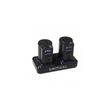 Critical Battery Set - Dock + 2 batterie 3.5mm Maschio
