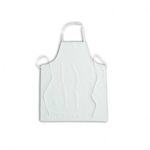 Grembiule monouso in polietilene bianco - 100pz