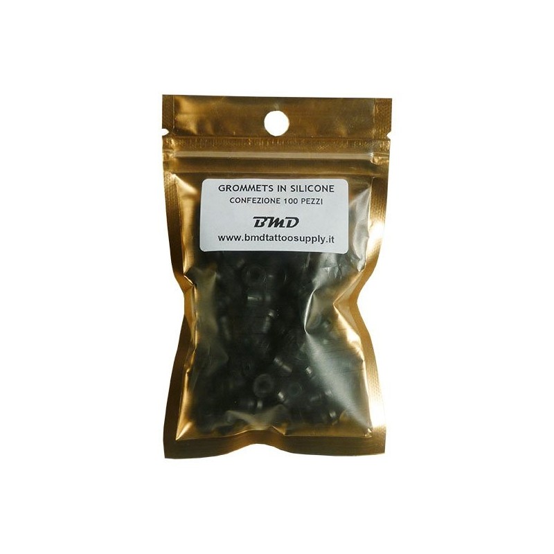Grommets In Silicone Black