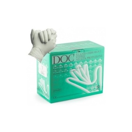 Guanti DOC Sterile Taglia 7,5 - Conf.50 paia