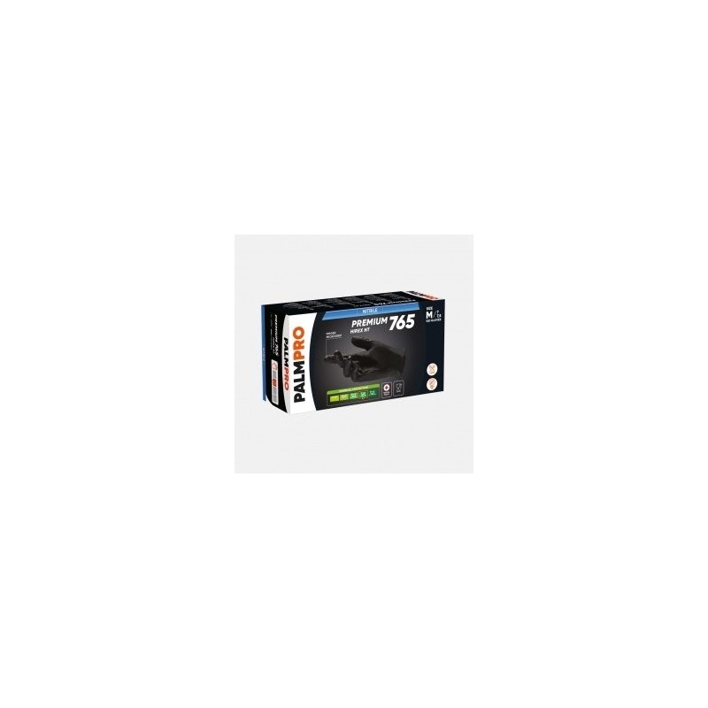 Guanti in Nitrile NERO HIREX/PALMPRO