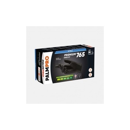 Guanti in Nitrile NERO HIREX/PALMPRO