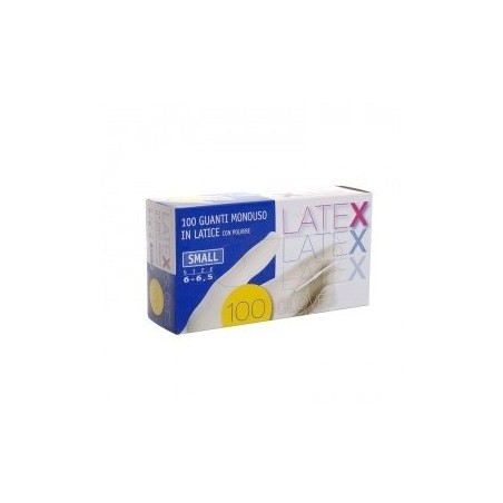Guanti Latex con Polvere - 100 pz.