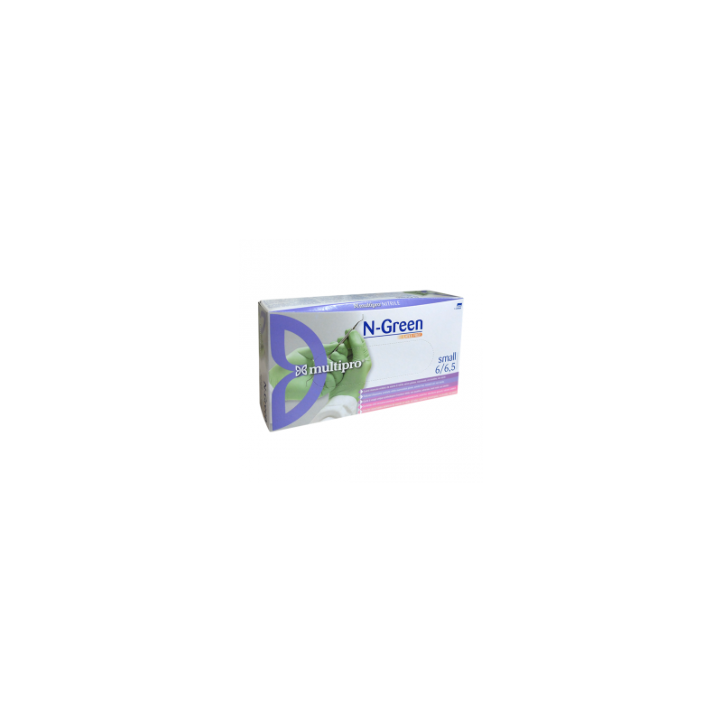 Guanti Multipro N-Green in Nitrile - 100 pz.