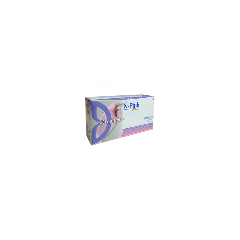 Guanti Multipro N-Pink in Nitrile - 100 pz.