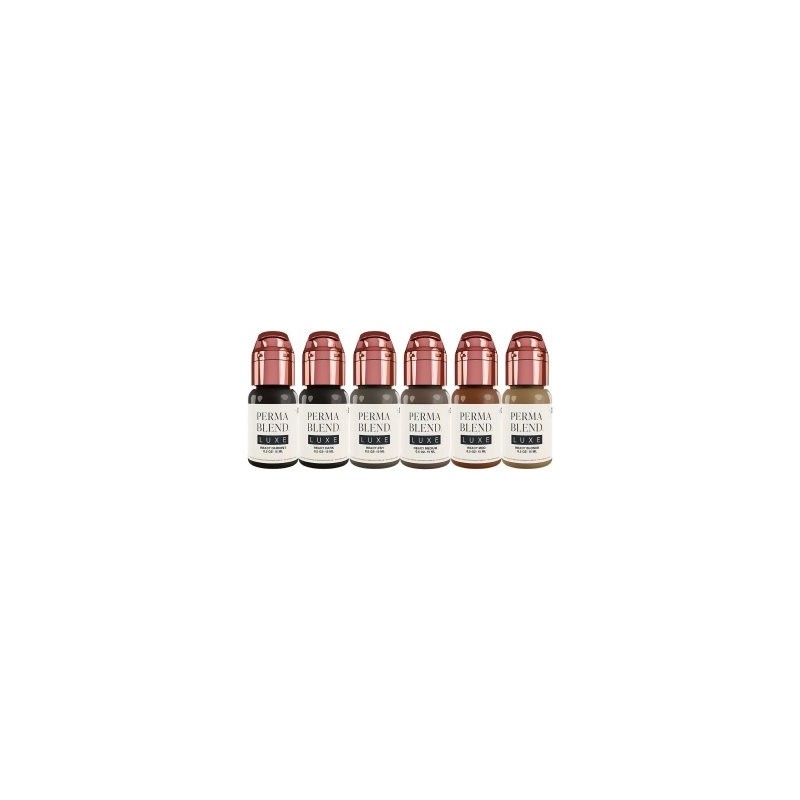 Inchiostro Perma Blend Luxe PMU - Ready, Set, Go Pre-Modified Set 6x15ml