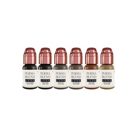 Inchiostro Perma Blend Luxe PMU - Ready, Set, Go Pre-Modified Set 6x15ml