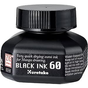KURETAKE ZIG BLACK INK 60