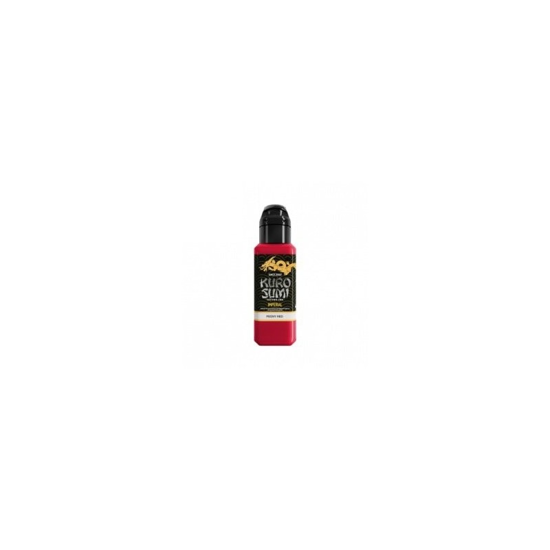 Kuro Sumi Imperial Peony Red