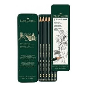 Matite Castell 9000 box 6pz.