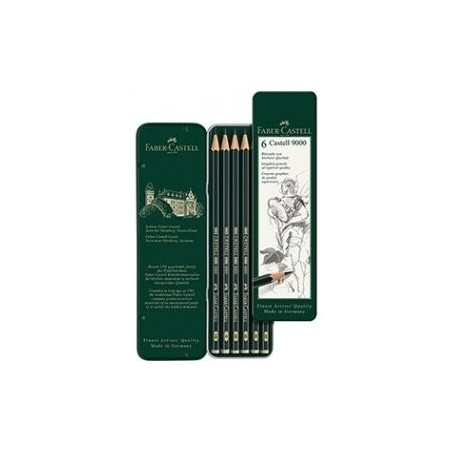 Matite Castell 9000 box 6pz.