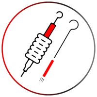 TATTOO NEEDLES AND GRIP